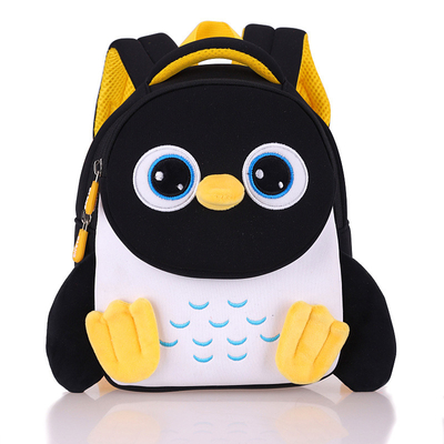 Penguin Wodoodporny plecak dla dzieci 3D Maluch Dzieci Torba szkolna Przedszkole