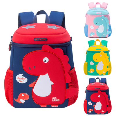 Maluch 3D Dinozaur Przedszkole Mochila Cute Cartoon Plecak dla chłopców dziewcząt