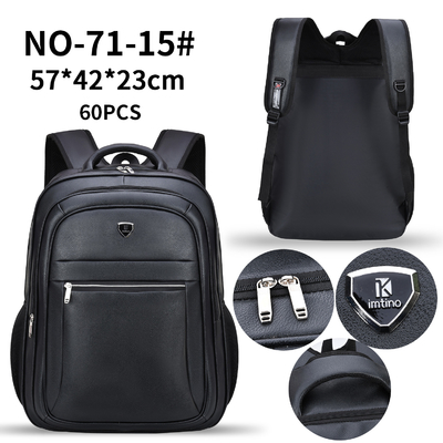 Pu Leather Retro Business Casual Plecak Męska wielofunkcyjna męska biznesowa torba na laptopa