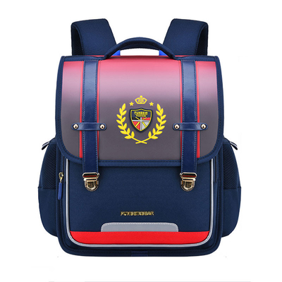 Ortopedyczne skórzane plecaki szkolne Boy Girl School Bag Duża pojemność