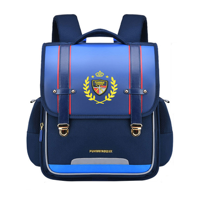 Ortopedyczne skórzane plecaki szkolne Boy Girl School Bag Duża pojemność