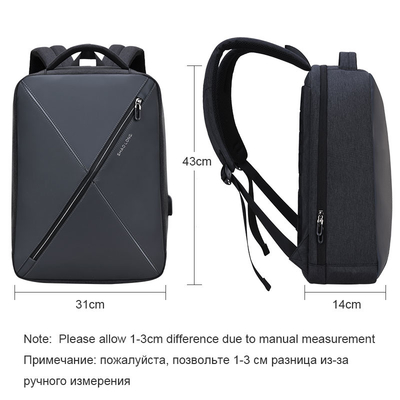 Plecak na laptopa ODM USB Anti Theft 15,6-calowy męski plecak szkolny do podróży rekreacyjnych