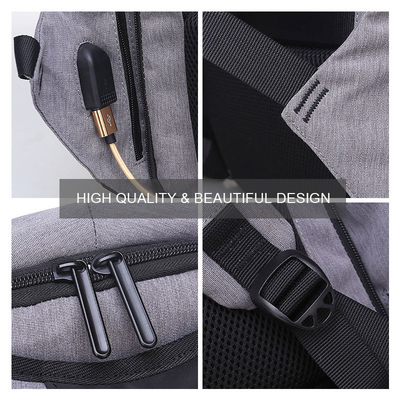 Anti Theft Business Laptop Backpack Wielofunkcyjna wodoodporna 17-calowa torba na laptopa