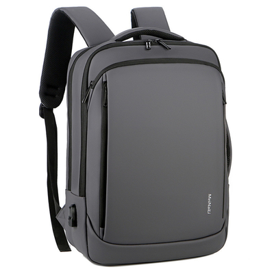BSCI Business Laptop Backpack 15,6-calowa skórzana torba na komputer USB do ładowania 1000g