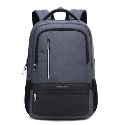 Zewnętrzny plecak do ładowania USB Mężczyźni Laptop Wodoodporne nylonowe torby szkolne