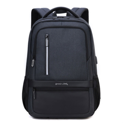 Zewnętrzny plecak do ładowania USB Mężczyźni Laptop Wodoodporne nylonowe torby szkolne