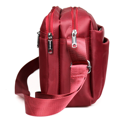 Codzienna torba listonoszka na ramię Multi Pocket 4 kolory Wodoodporna torba Oxford Crossbody