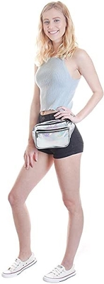 PU Rave Bum Bag Saszetka nerka Dla kobiet Mężczyźni Dzieci Małe Średnie Duże