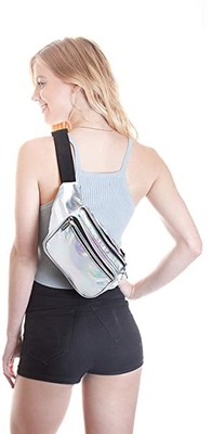 PU Rave Bum Bag Saszetka nerka Dla kobiet Mężczyźni Dzieci Małe Średnie Duże