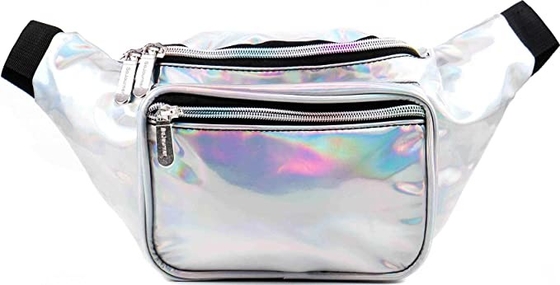 PU Rave Bum Bag Saszetka nerka Dla kobiet Mężczyźni Dzieci Małe Średnie Duże