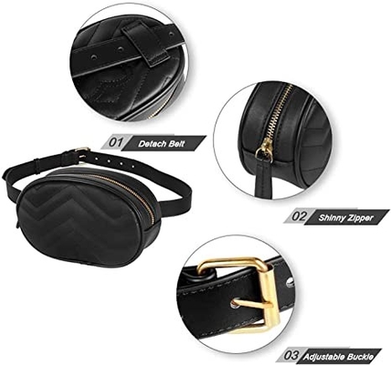 Torba Crossbody Fashion Fanny Pack Wodoodporna torba ze skóry PU