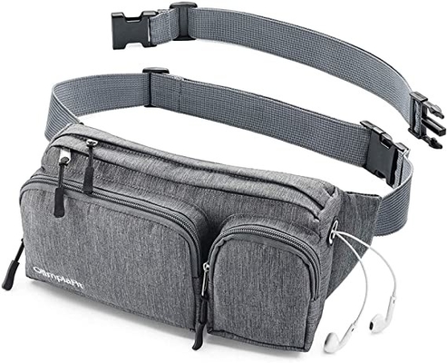 6 kieszeni Fashion Fanny Pack Piesze wycieczki Śliczna torba na talię