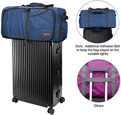 65l Travel Duffel Składana Torba Weekender Dla Mężczyzn Kobiety Wodoodporny Odporny na Rozdarcie