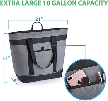 Szara izolowana torba termoizolacyjna HD Thermal Soft Sided Insulated Cooler