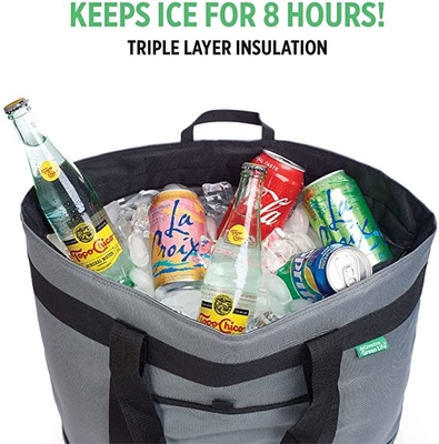 Szara izolowana torba termoizolacyjna HD Thermal Soft Sided Insulated Cooler