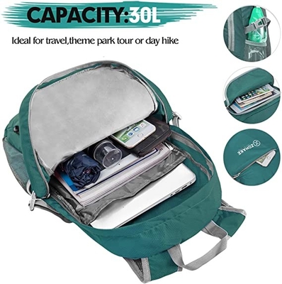 Plecak turystyczny 30l, wodoodporny, lekki, składany