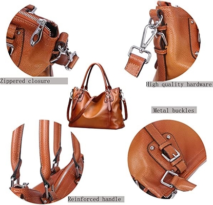 Torebka damska z prawdziwej skóry ODM Crossbody Satchel Top Handle Tote Bag