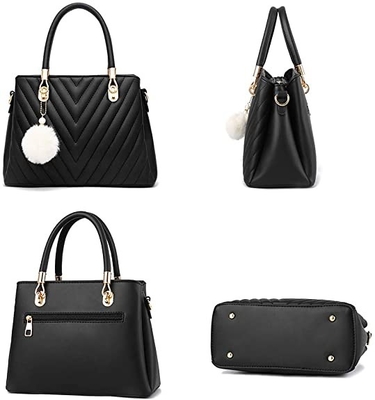 Skórzana moda Pu damska luksusowa torebka z górnym uchwytem Satchel